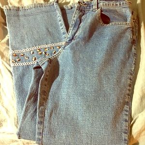 One of a kind custom made in Brazil jeans